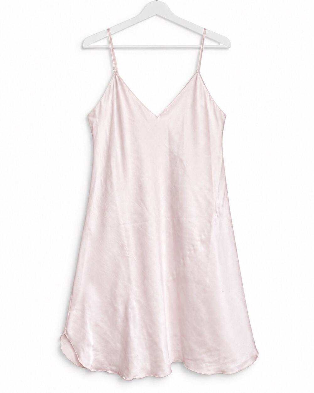 Vintage 80s Victoria’s Secret Pink Slip Dress | Large | VS Lingerie | USA Made